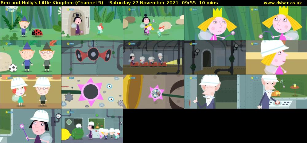 Ben and Holly's Little Kingdom (Channel 5) Saturday 27 November 2021 09:55 - 10:05