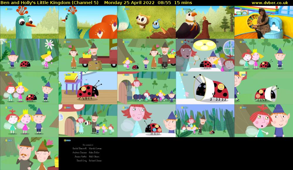 Ben and Holly's Little Kingdom (Channel 5) Monday 25 April 2022 08:55 - 09:10