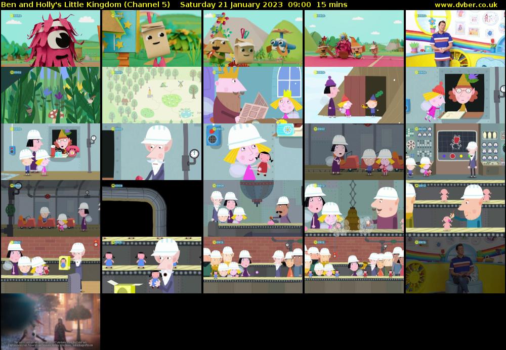 Ben and Holly's Little Kingdom (Channel 5) Saturday 21 January 2023 09:00 - 09:15