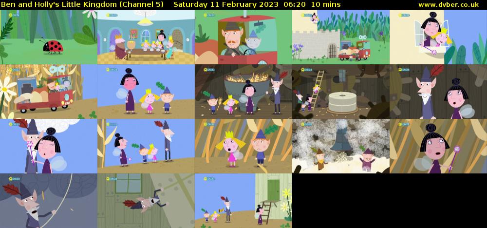 Ben and Holly's Little Kingdom (Channel 5) Saturday 11 February 2023 06:20 - 06:30