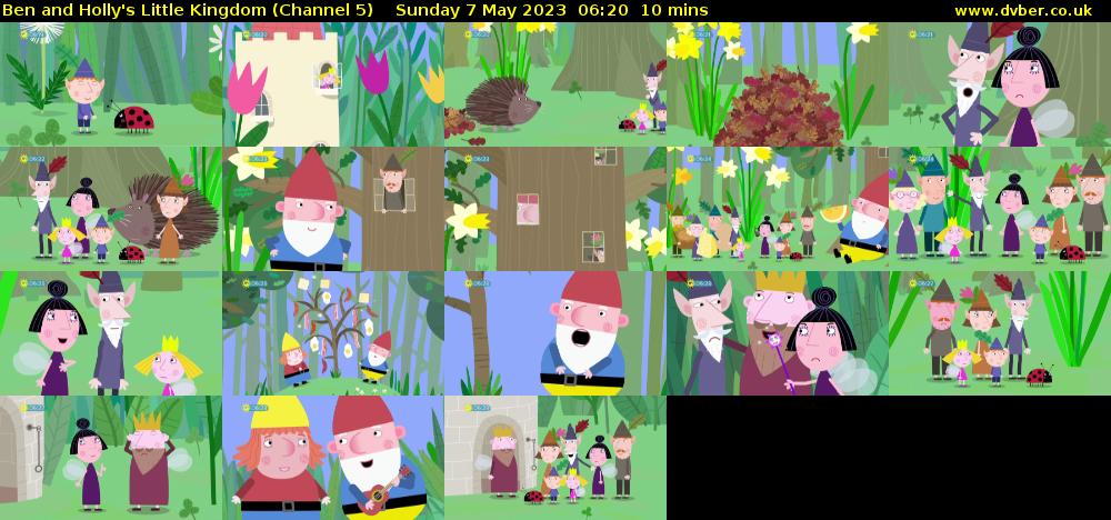 Ben and Holly's Little Kingdom (Channel 5) Sunday 7 May 2023 06:20 - 06:30