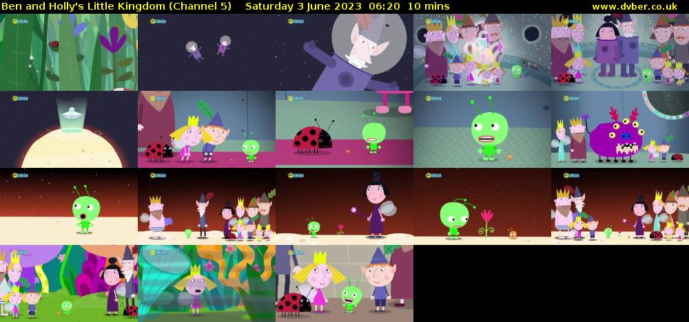 Ben and Holly's Little Kingdom (Channel 5) Saturday 3 June 2023 06:20 - 06:30