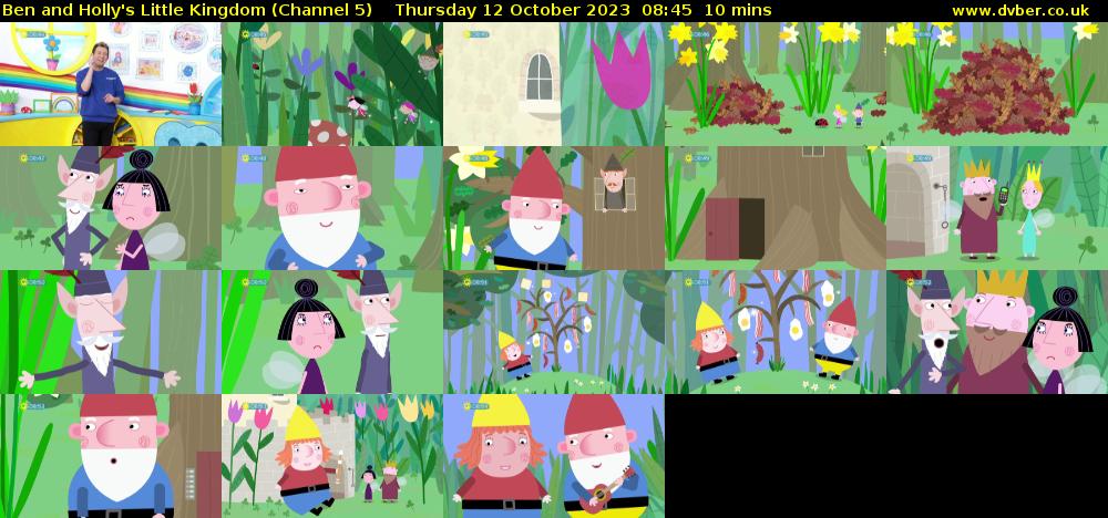 Ben and Holly's Little Kingdom (Channel 5) Thursday 12 October 2023 08:45 - 08:55