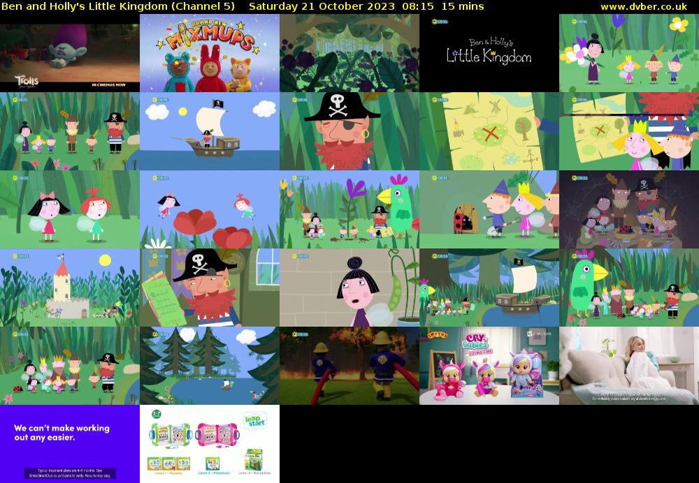 Ben and Holly's Little Kingdom (Channel 5) Saturday 21 October 2023 08:15 - 08:30