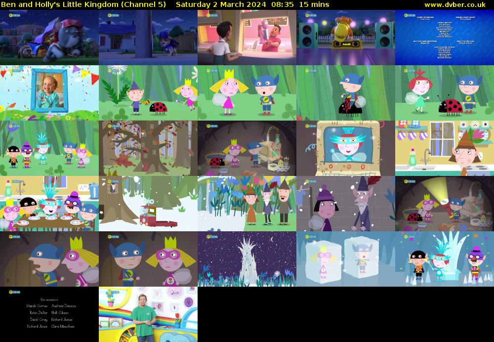 Ben and Holly's Little Kingdom (Channel 5) Saturday 2 March 2024 08:35 - 08:50