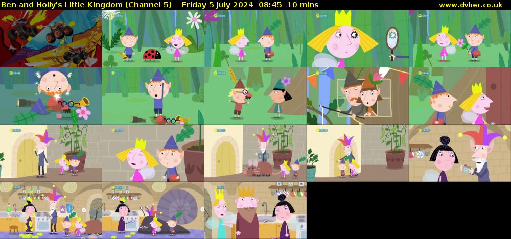 Ben and Holly's Little Kingdom (Channel 5) Friday 5 July 2024 08:45 - 08:55
