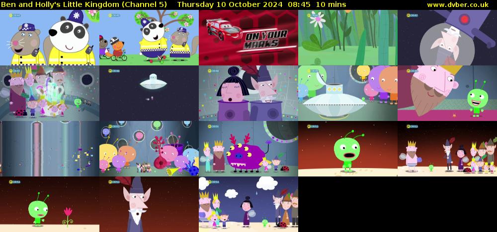 Ben and Holly's Little Kingdom (Channel 5) Thursday 10 October 2024 08:45 - 08:55