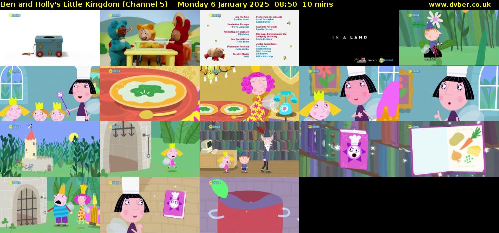 Ben and Holly's Little Kingdom (Channel 5) Monday 6 January 2025 08:50 - 09:00