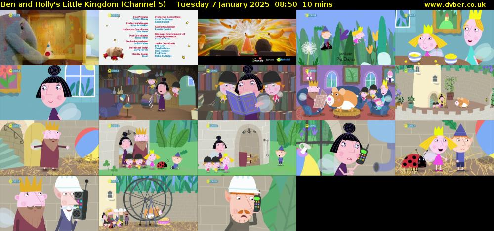 Ben and Holly's Little Kingdom (Channel 5) Tuesday 7 January 2025 08:50 - 09:00