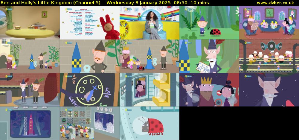Ben and Holly's Little Kingdom (Channel 5) Wednesday 8 January 2025 08:50 - 09:00