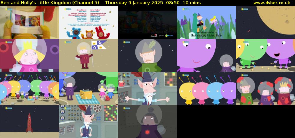 Ben and Holly's Little Kingdom (Channel 5) Thursday 9 January 2025 08:50 - 09:00