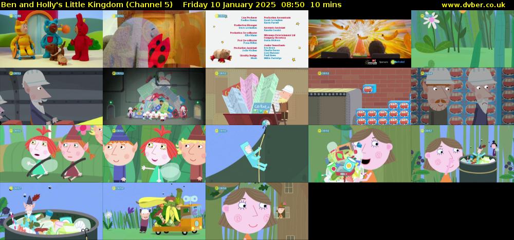 Ben and Holly's Little Kingdom (Channel 5) Friday 10 January 2025 08:50 - 09:00