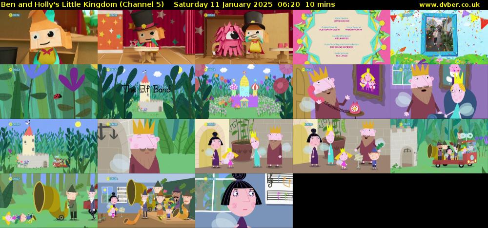 Ben and Holly's Little Kingdom (Channel 5) Saturday 11 January 2025 06:20 - 06:30