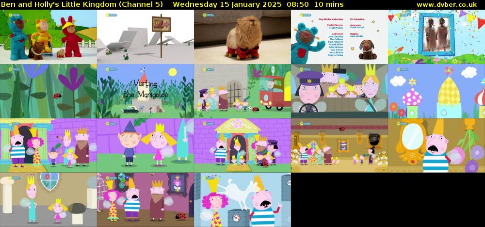 Ben and Holly's Little Kingdom (Channel 5) Wednesday 15 January 2025 08:50 - 09:00