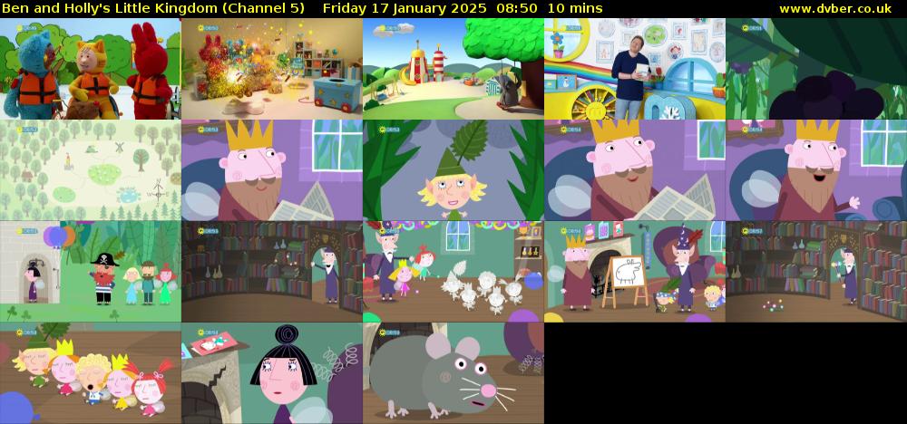 Ben and Holly's Little Kingdom (Channel 5) Friday 17 January 2025 08:50 - 09:00
