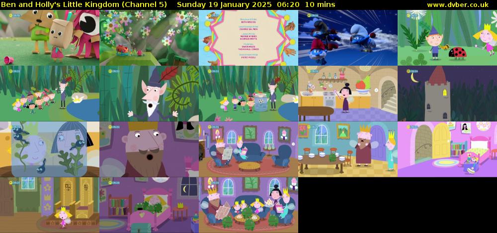 Ben and Holly's Little Kingdom (Channel 5) Sunday 19 January 2025 06:20 - 06:30