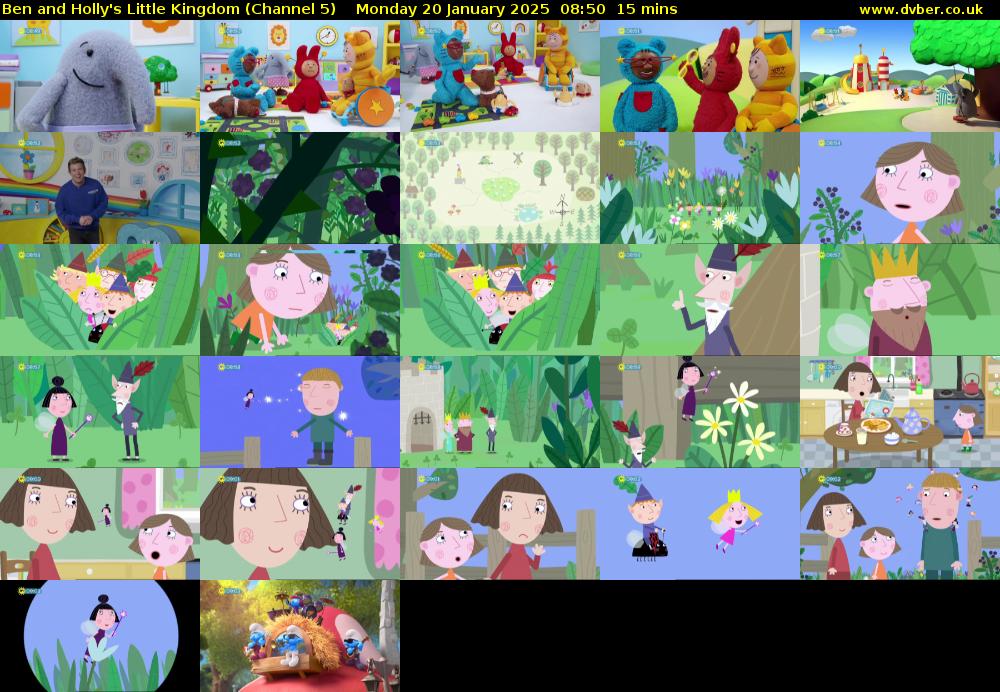 Ben and Holly's Little Kingdom (Channel 5) Monday 20 January 2025 08:50 - 09:05