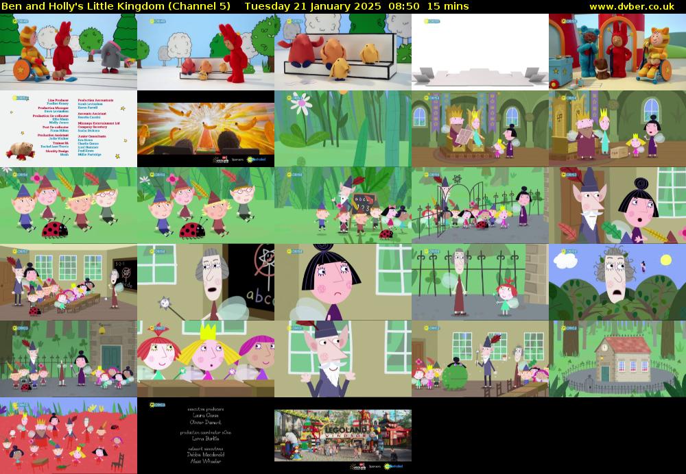 Ben and Holly's Little Kingdom (Channel 5) Tuesday 21 January 2025 08:50 - 09:05