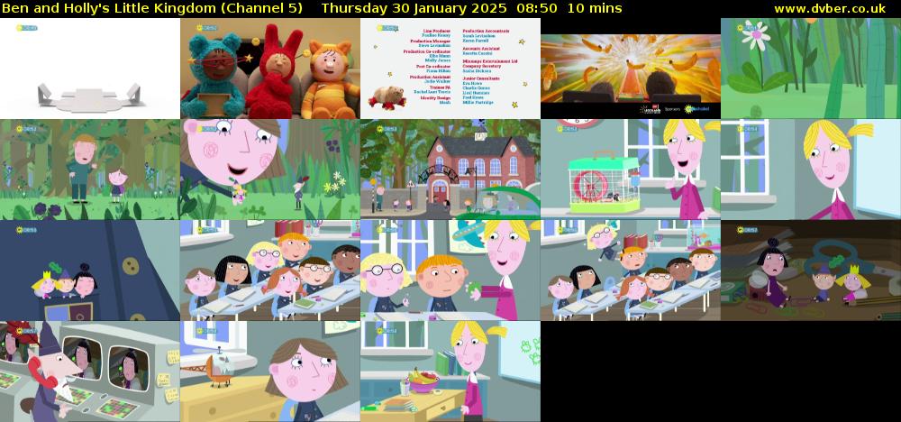 Ben and Holly's Little Kingdom (Channel 5) Thursday 30 January 2025 08:50 - 09:00
