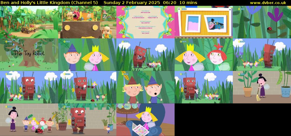 Ben and Holly's Little Kingdom (Channel 5) Sunday 2 February 2025 06:20 - 06:30