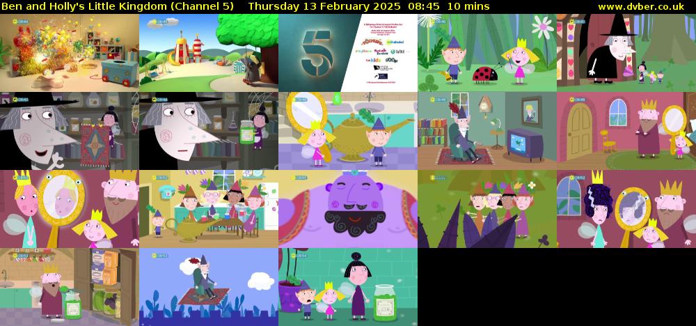 Ben and Holly's Little Kingdom (Channel 5) Thursday 13 February 2025 08:45 - 08:55