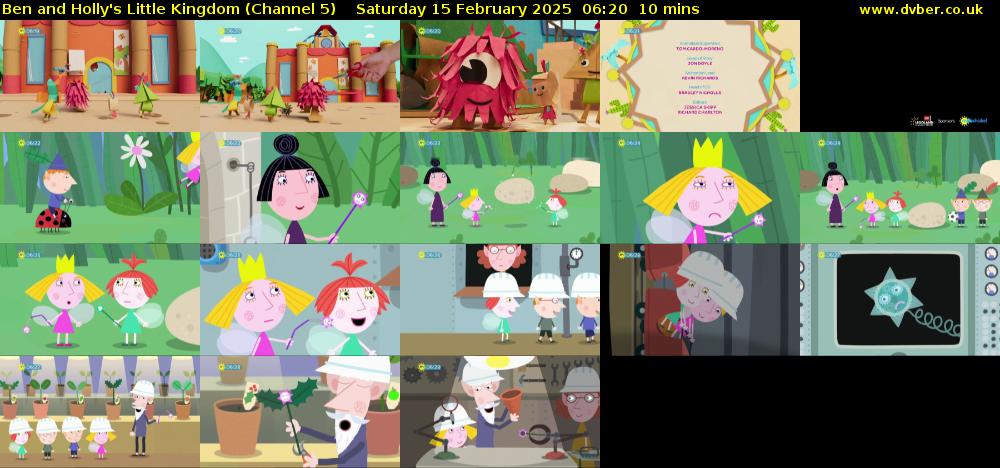 Ben and Holly's Little Kingdom (Channel 5) Saturday 15 February 2025 06:20 - 06:30