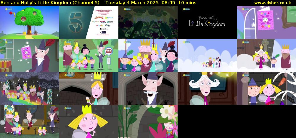 Ben and Holly's Little Kingdom (Channel 5) Tuesday 4 March 2025 08:45 - 08:55