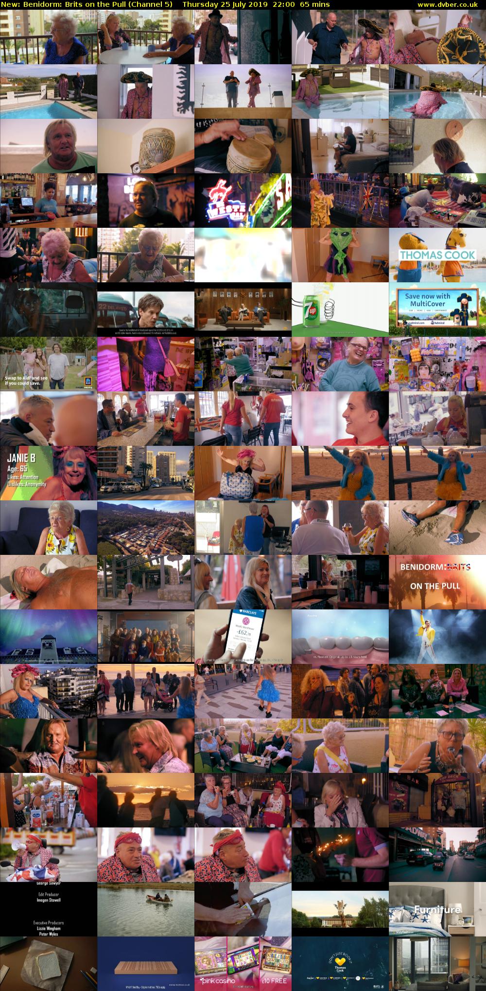 Benidorm: Brits on the Pull (Channel 5) Thursday 25 July 2019 22:00 - 23:05