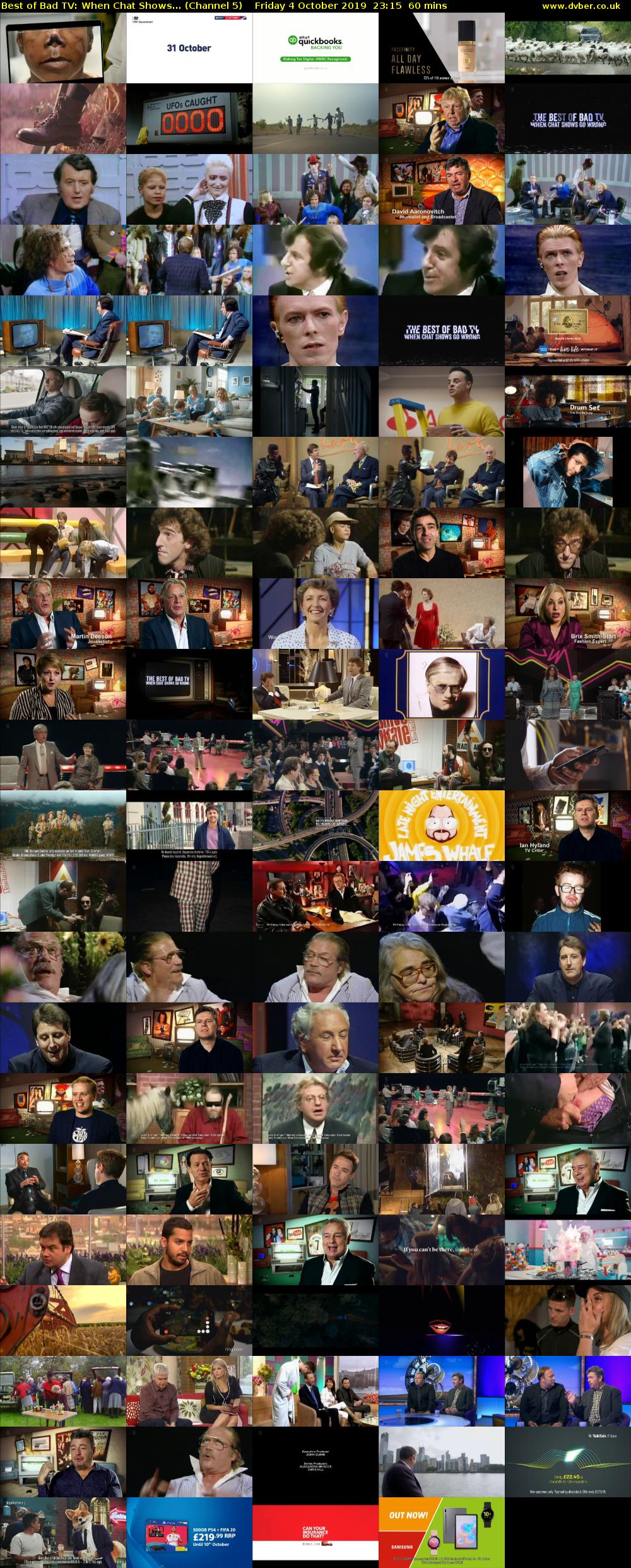Best of Bad TV: When Chat Shows... (Channel 5) Friday 4 October 2019 23:15 - 00:15