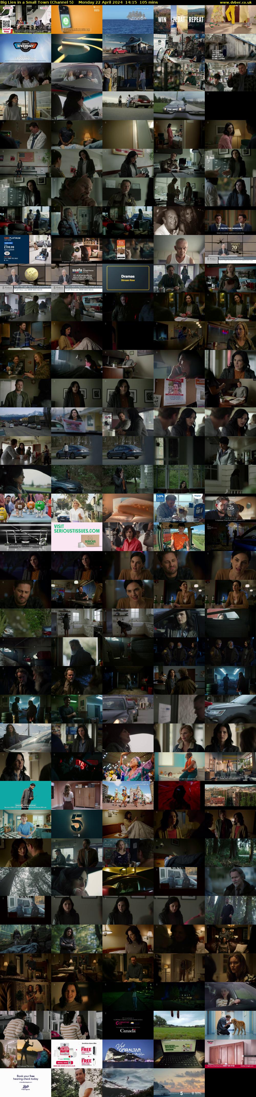 Big Lies in a Small Town (Channel 5) Monday 22 April 2024 14:15 - 16:00