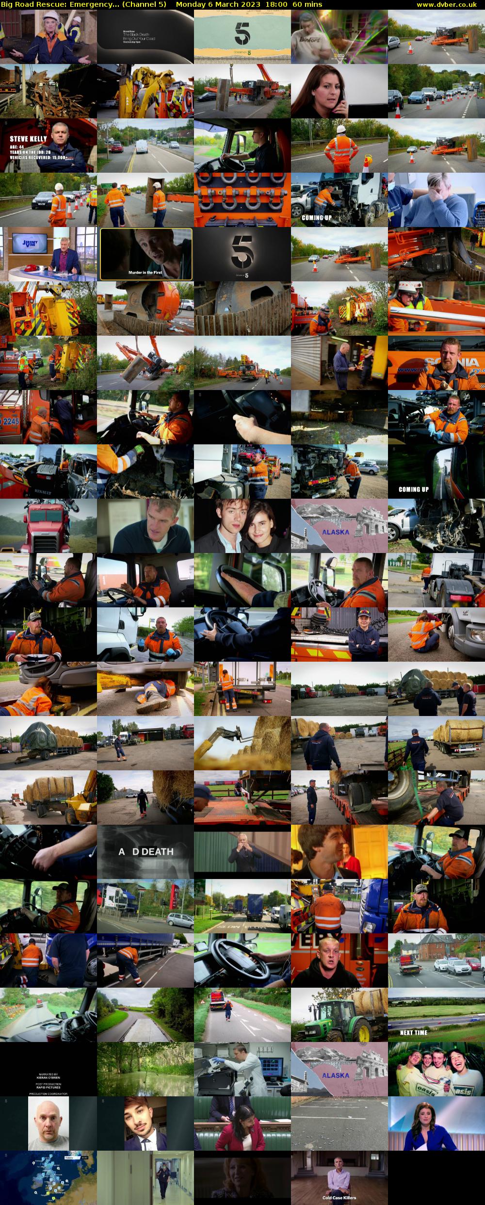 Big Road Rescue: Emergency... (Channel 5) Monday 6 March 2023 18:00 - 19:00