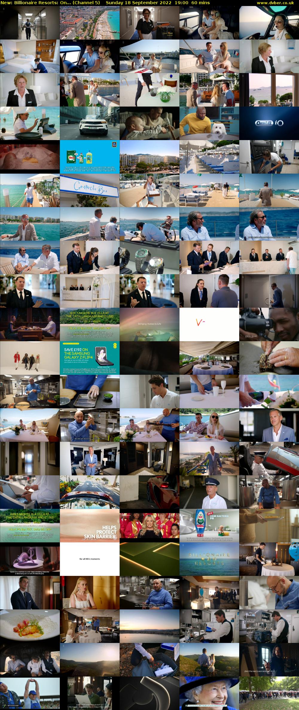 Billionaire Resorts: On... (Channel 5) Sunday 18 September 2022 19:00 - 20:00