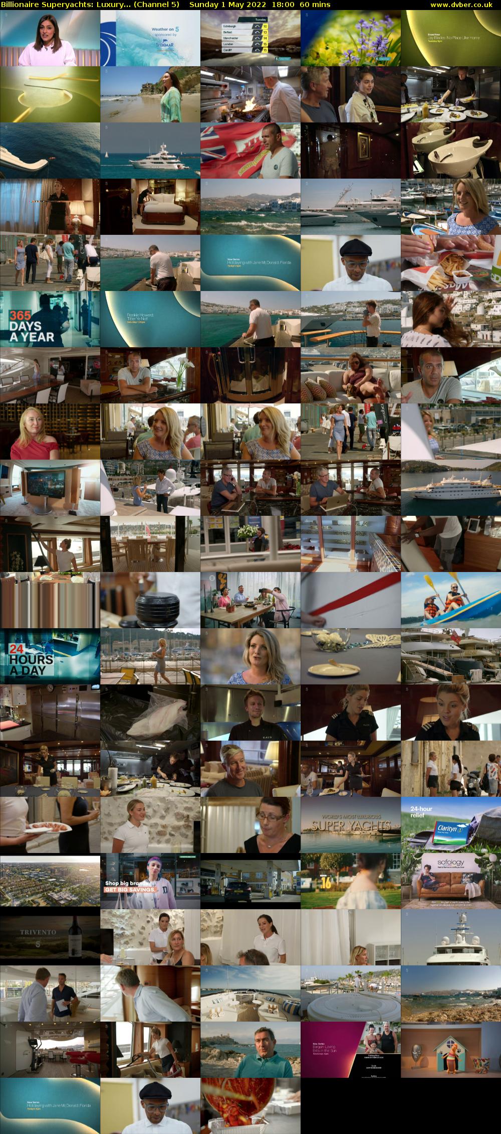 Billionaire Superyachts: Luxury... (Channel 5) Sunday 1 May 2022 18:00 - 19:00