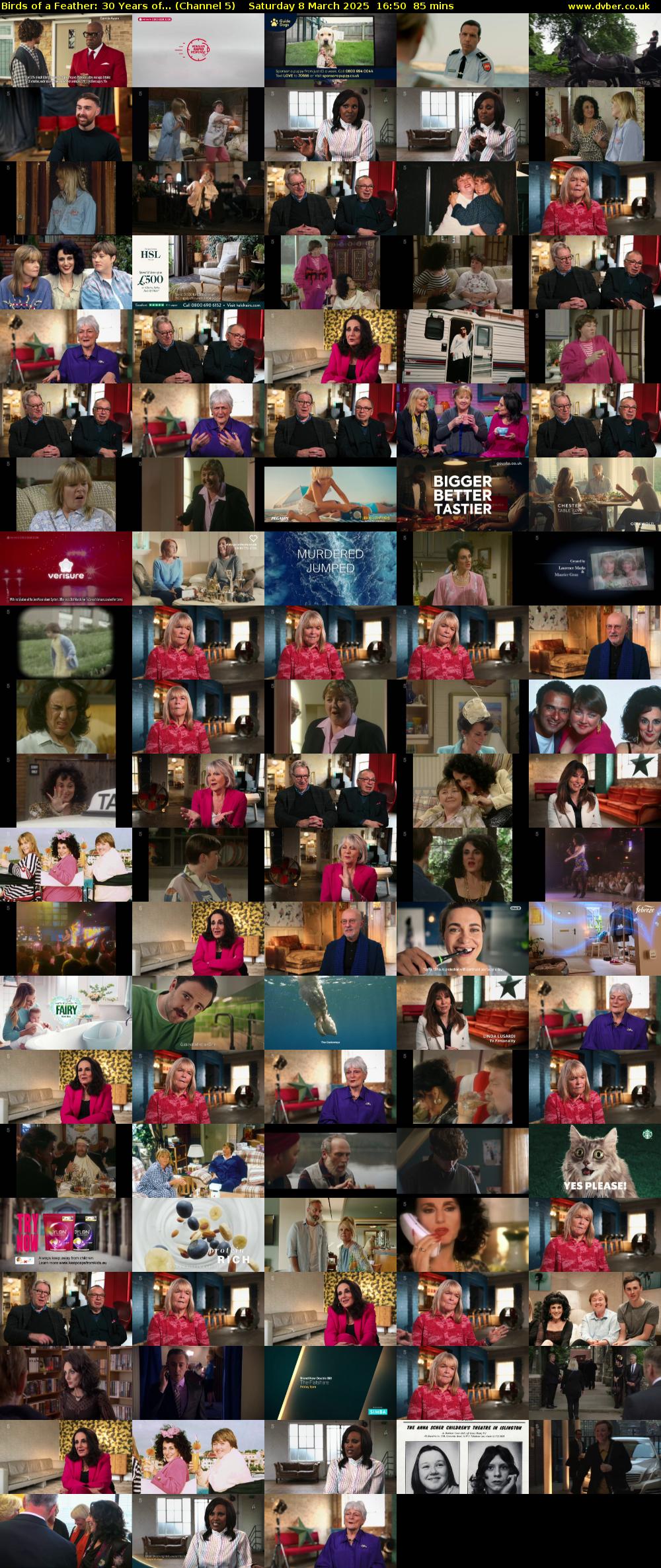 Birds of a Feather: 30 Years of... (Channel 5) Saturday 8 March 2025 16:50 - 18:15