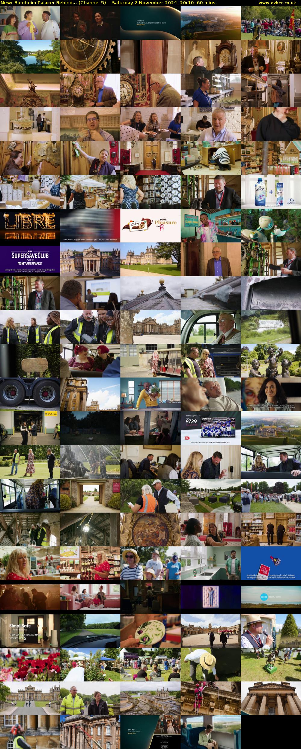 Blenheim Palace: Behind... (Channel 5) Saturday 2 November 2024 20:10 - 21:10