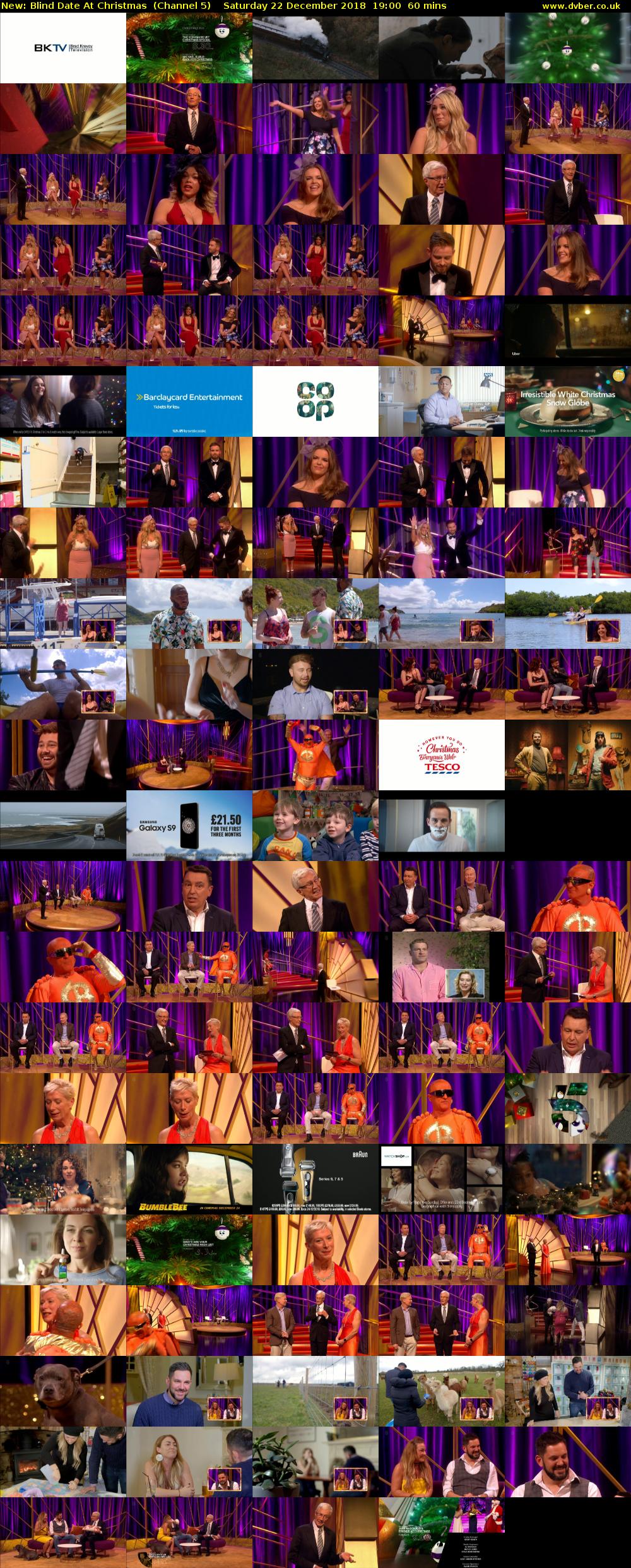 Blind Date At Christmas (Channel 5) Saturday 22 December 2018 19:00 - 20:00