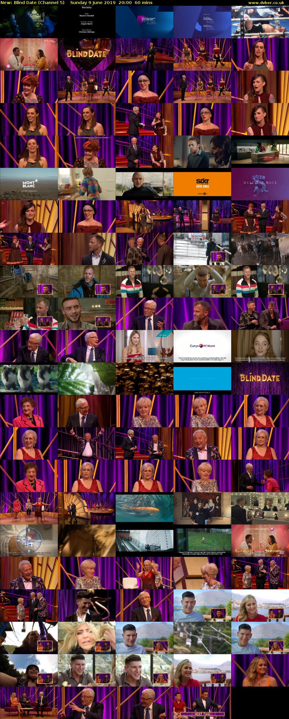 Blind Date (Channel 5) Sunday 9 June 2019 20:00 - 21:00