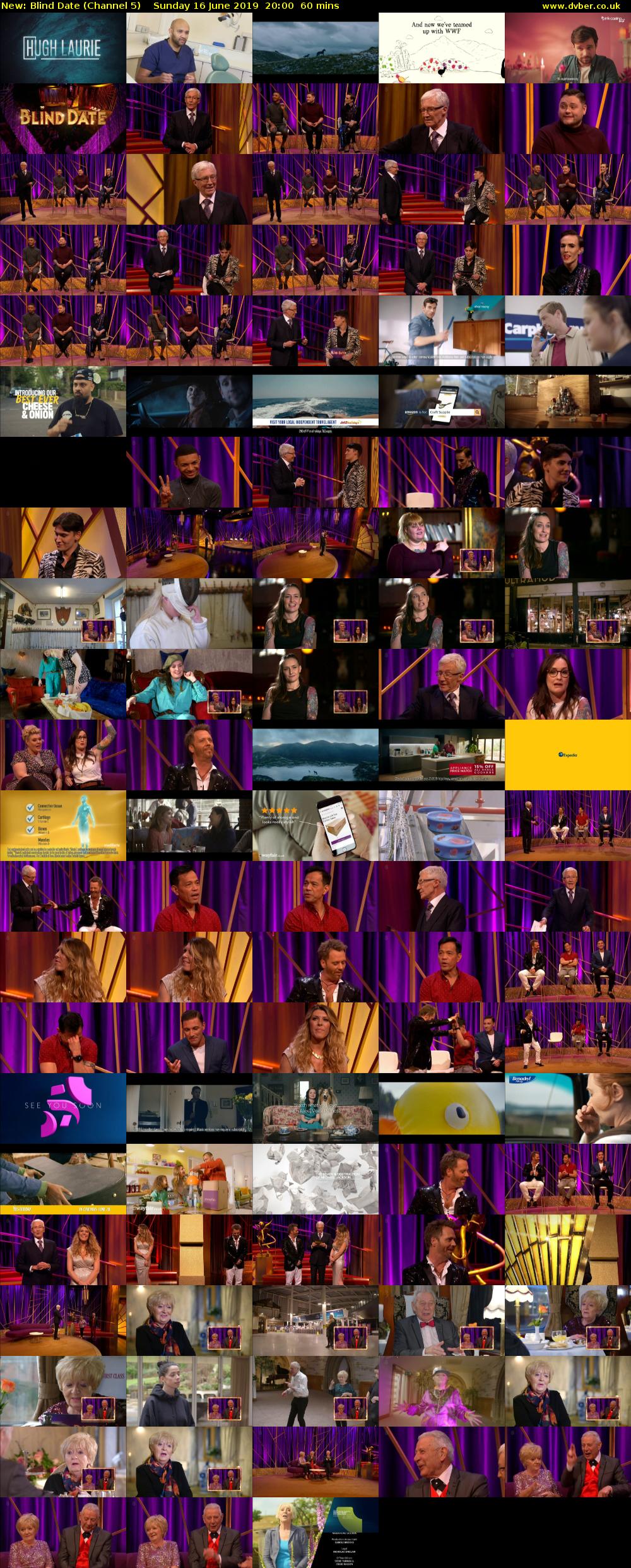 Blind Date (Channel 5) Sunday 16 June 2019 20:00 - 21:00
