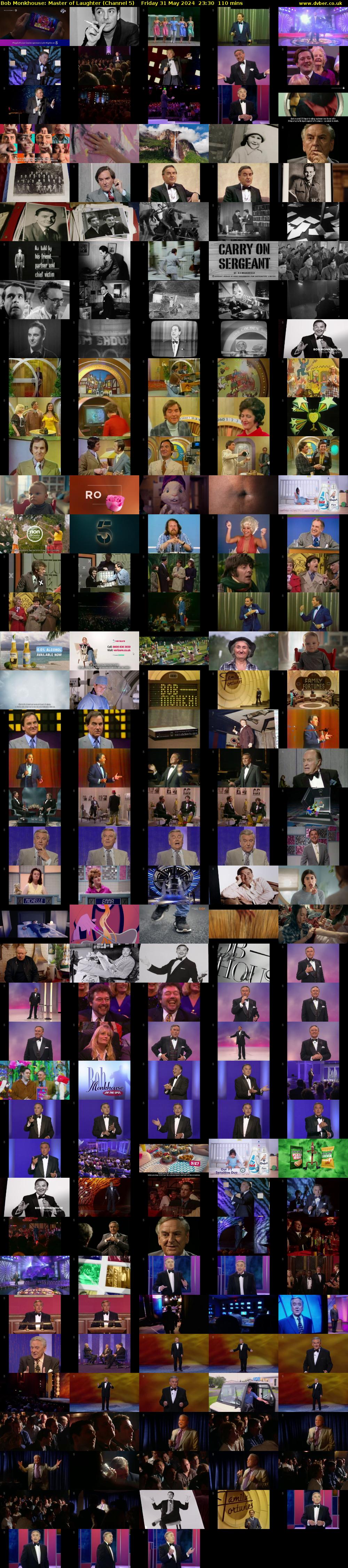 Bob Monkhouse: Master of Laughter (Channel 5) Friday 31 May 2024 23:30 - 01:20