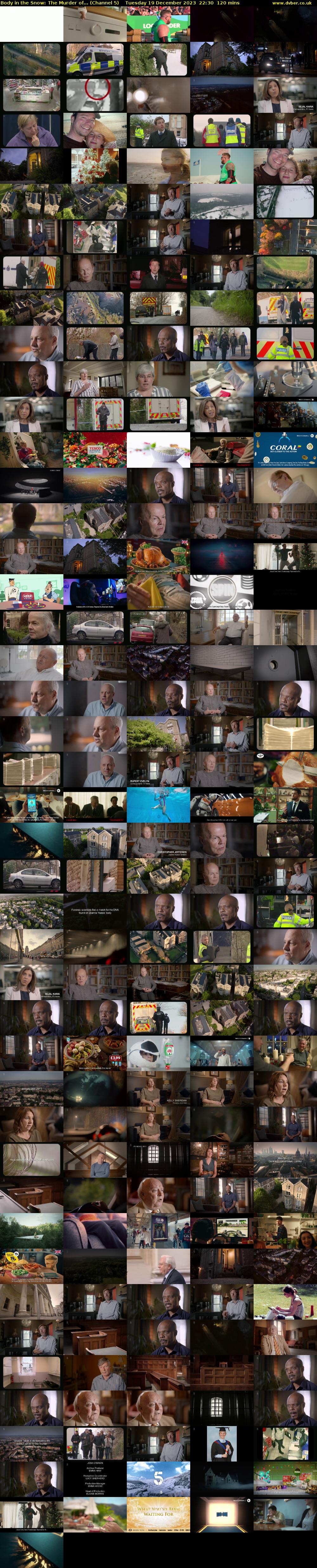 Body in the Snow: The Murder of... (Channel 5) Tuesday 19 December 2023 22:30 - 00:30