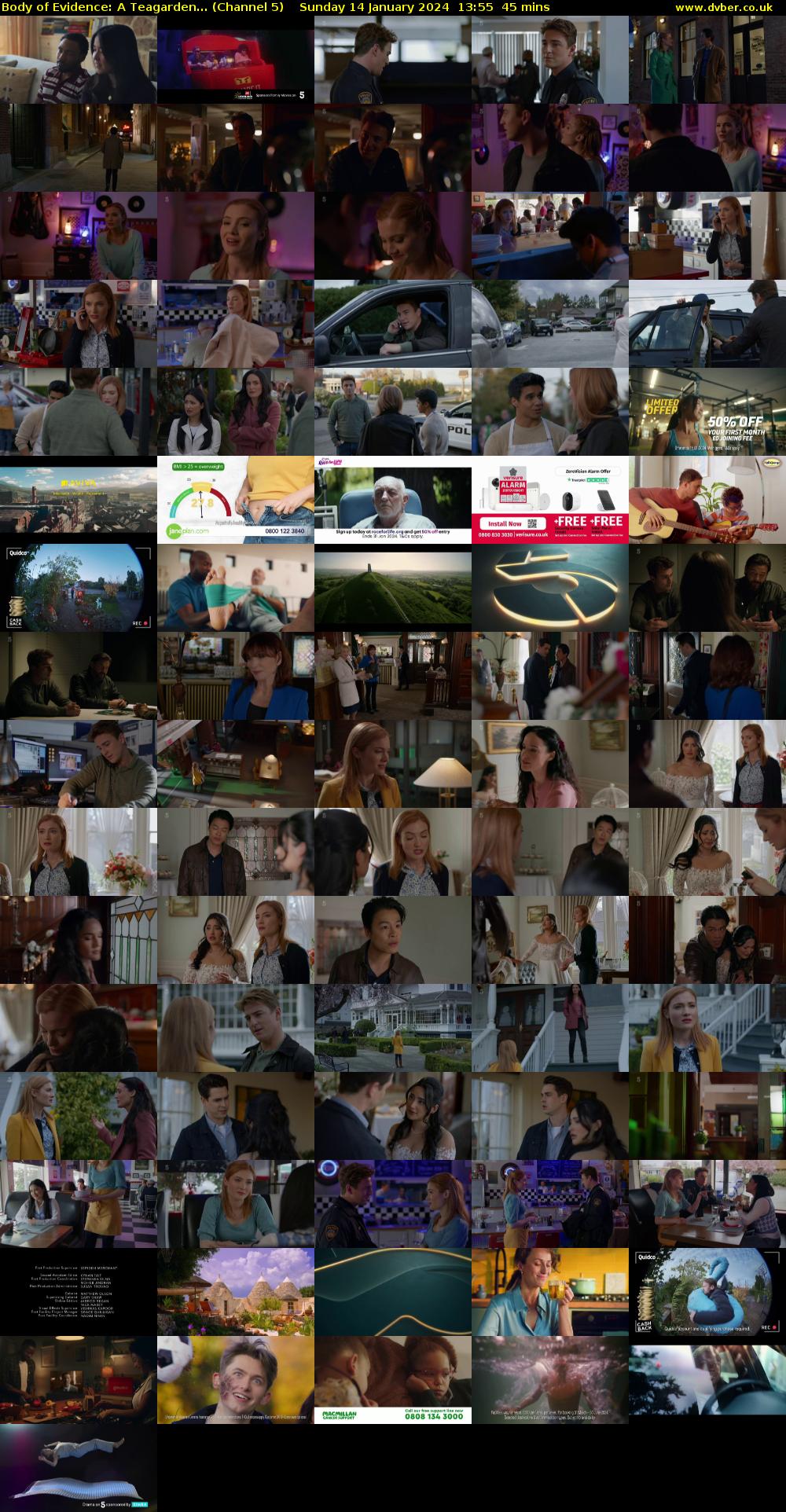 Body of Evidence: A Teagarden... (Channel 5) Sunday 14 January 2024 13:55 - 14:40