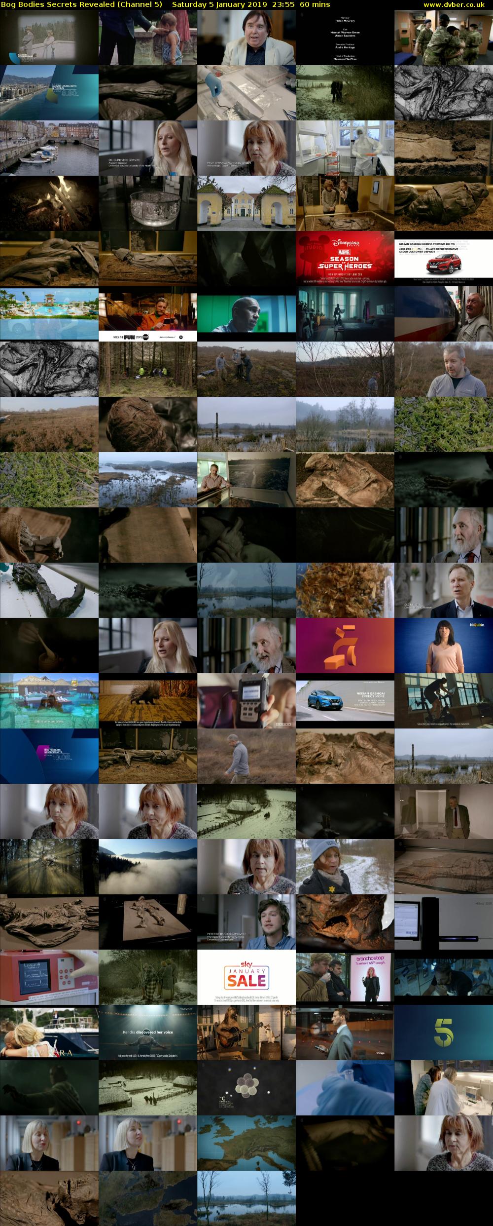 Bog Bodies Secrets Revealed (Channel 5) Saturday 5 January 2019 23:55 - 00:55