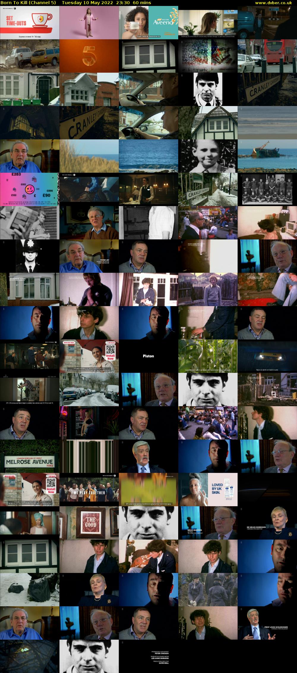 Born To Kill (Channel 5) Tuesday 10 May 2022 23:30 - 00:30