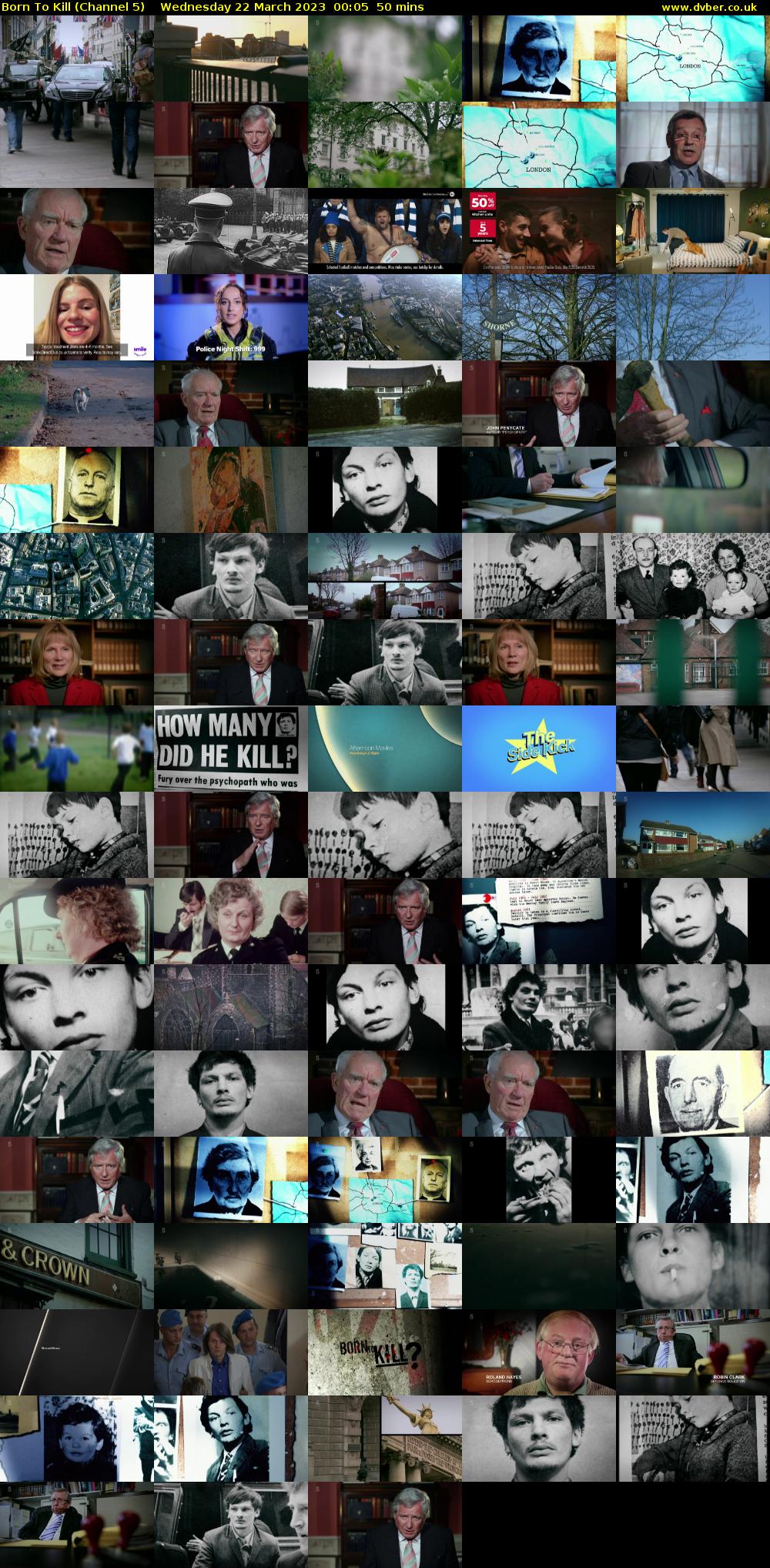 Born To Kill (Channel 5) Wednesday 22 March 2023 00:05 - 00:55