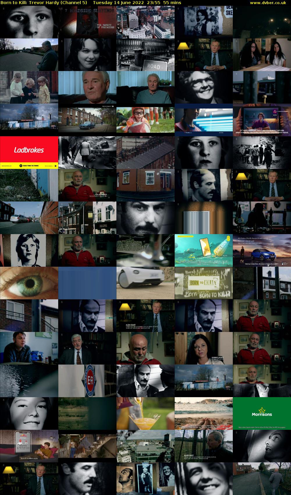 Born to Kill: Trevor Hardy (Channel 5) Tuesday 14 June 2022 23:55 - 00:50
