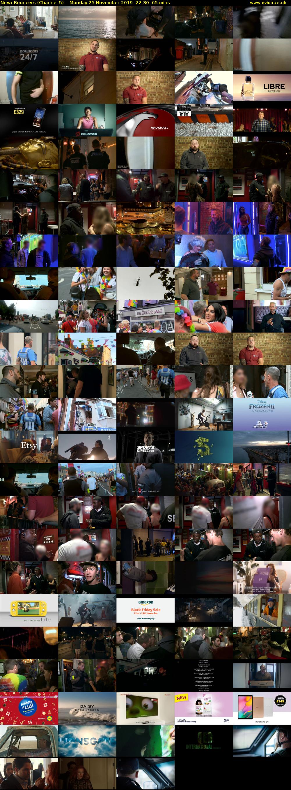 Bouncers (Channel 5) Monday 25 November 2019 22:30 - 23:35