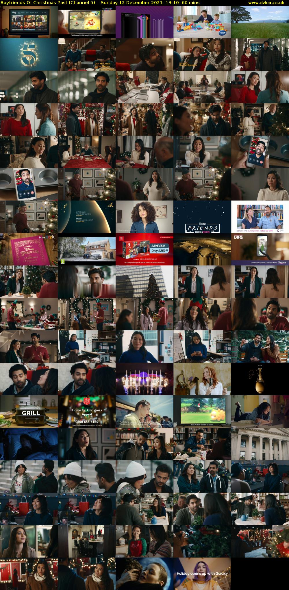 Boyfriends Of Christmas Past (Channel 5) Sunday 12 December 2021 13:10 - 14:10