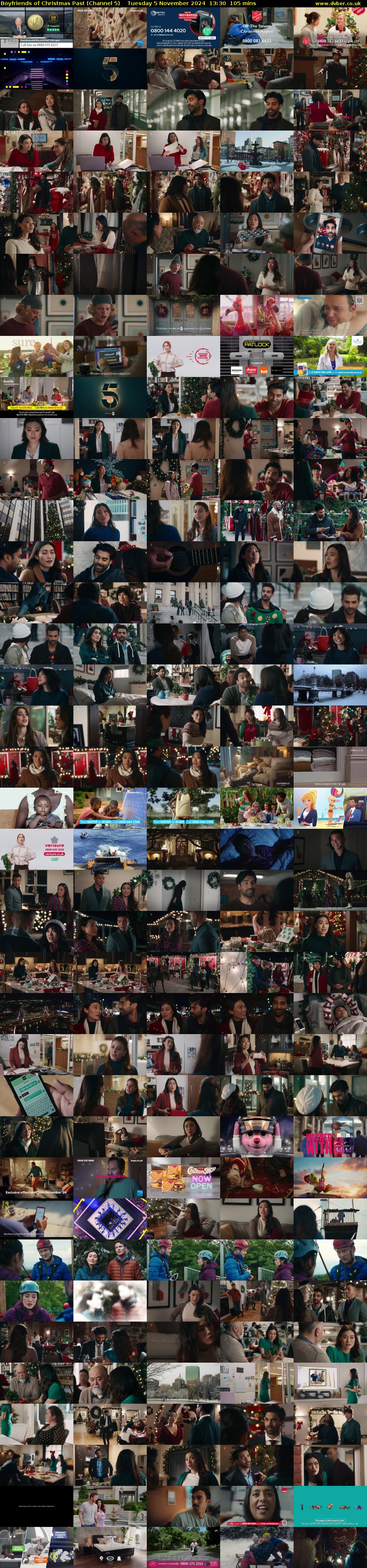 Boyfriends Of Christmas Past (Channel 5) Tuesday 5 November 2024 13:30 - 15:15