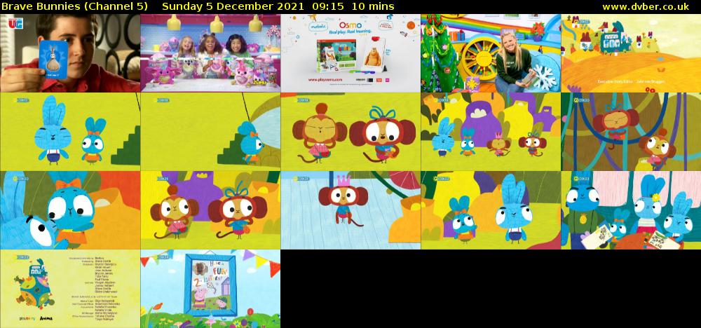 Brave Bunnies (Channel 5) Sunday 5 December 2021 09:15 - 09:25
