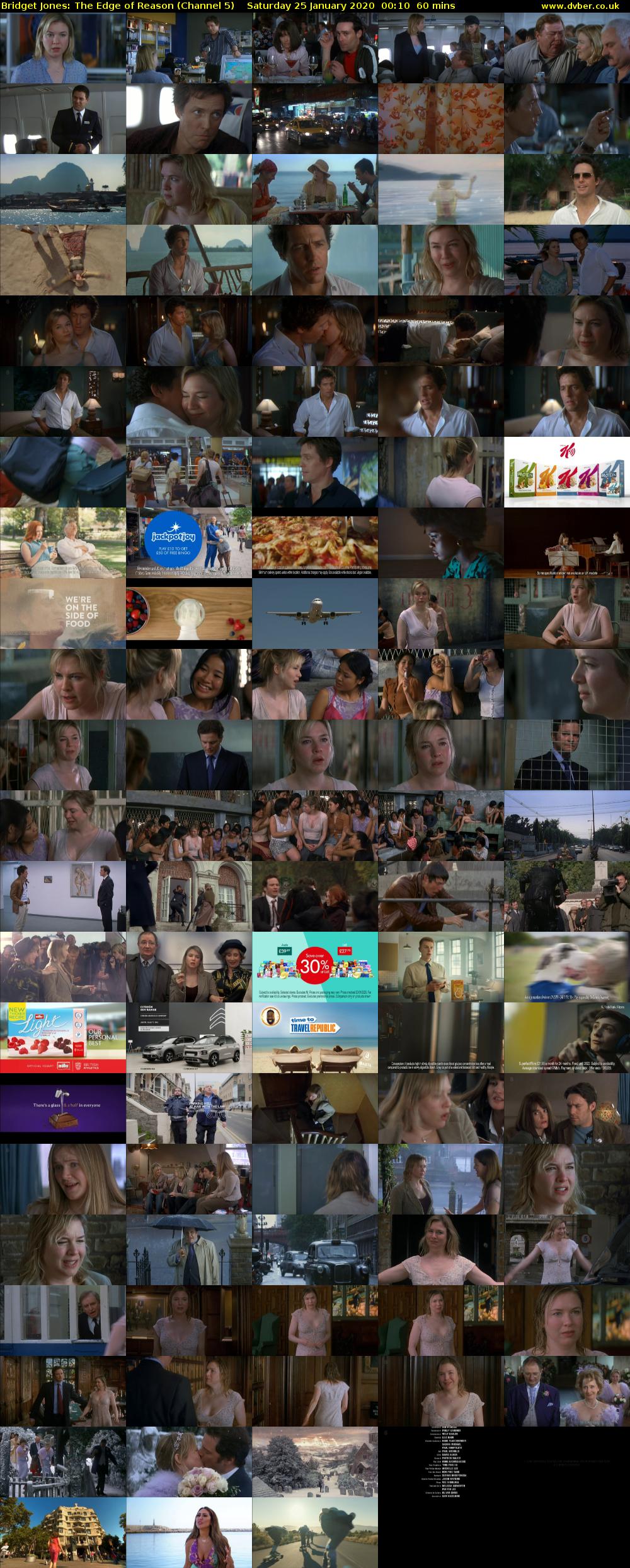 Bridget Jones: The Edge of Reason (Channel 5) Saturday 25 January 2020 00:10 - 01:10